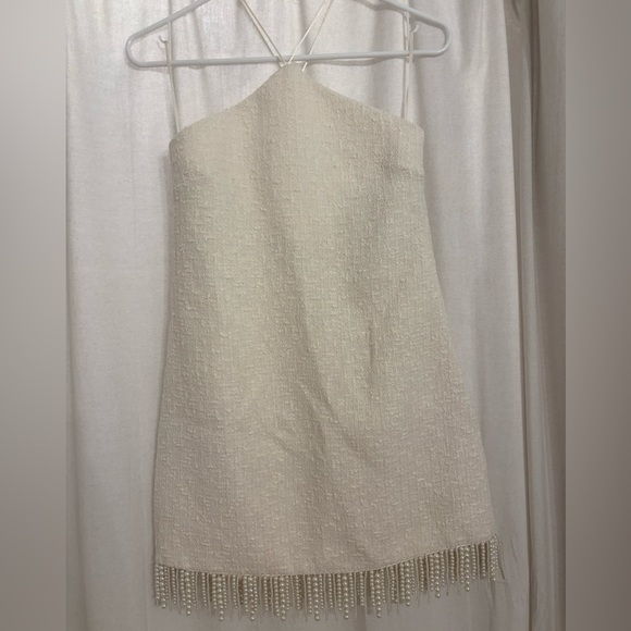 Mango Dresses & Skirts - Mango Tweed Dress with Pearls size Small